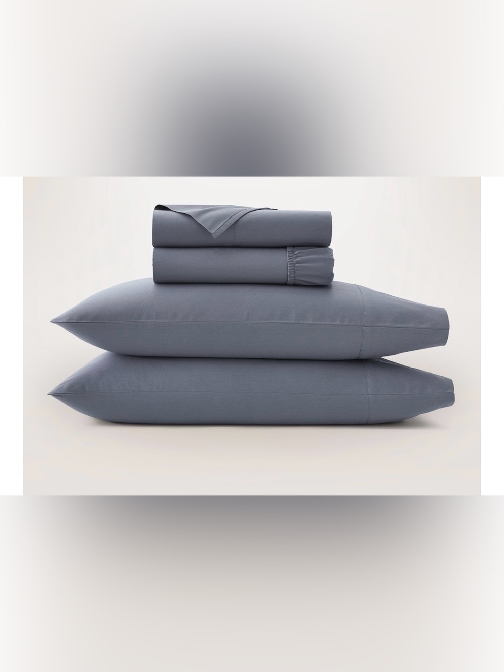 NWT Boll & Branch Signature Hemmed Sheet Set color is mineral